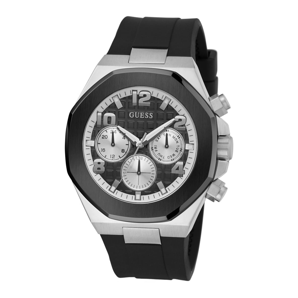MONTRE GUESS EMPIRE HOMME M.FONCTION SILICONE